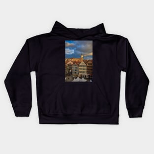 Marketplace and Stiftskirche, Tübingen Kids Hoodie